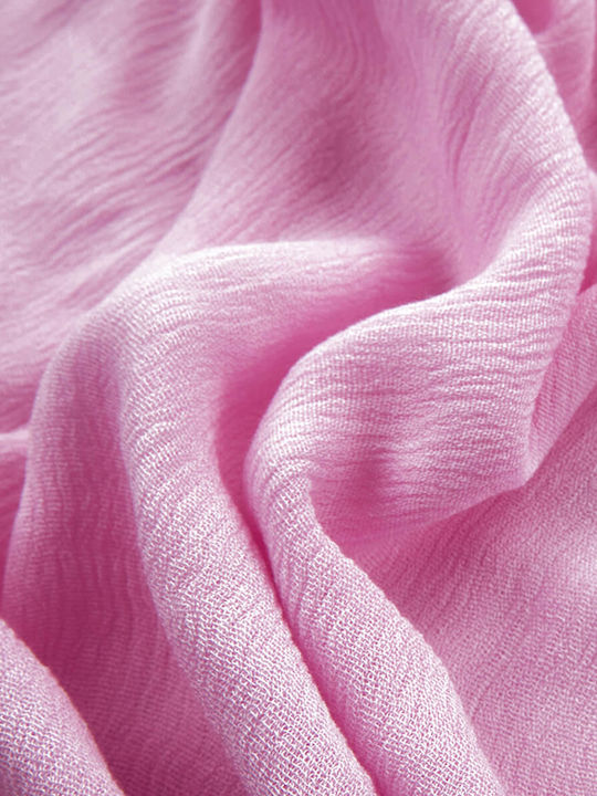 Green Women's Shawl 03-2364 Viscose Pink