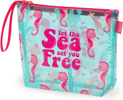 Legami Milano Seahorse Pencil Case Barrel with 1 Compartment