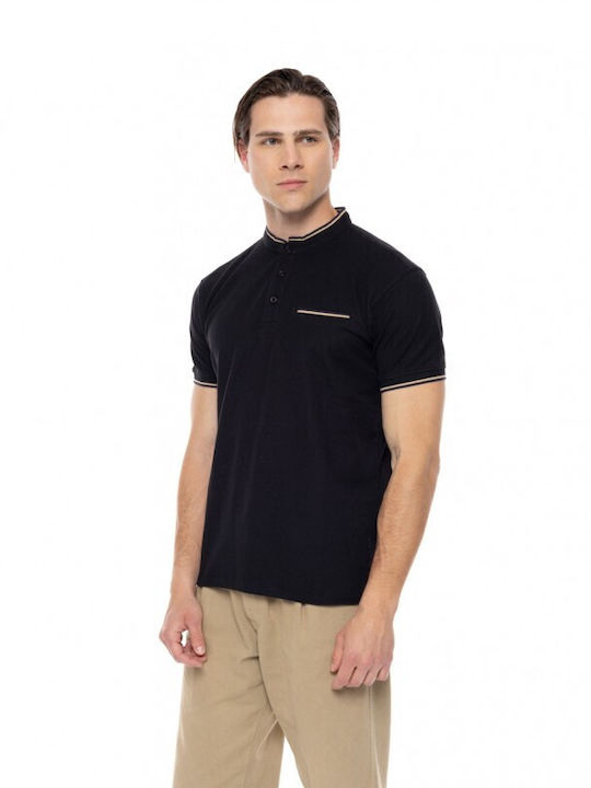 Biston Men's Blouse Polo Black