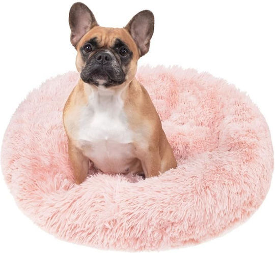Soft Bed Dog Cat Dirty Pink 80 Cm
