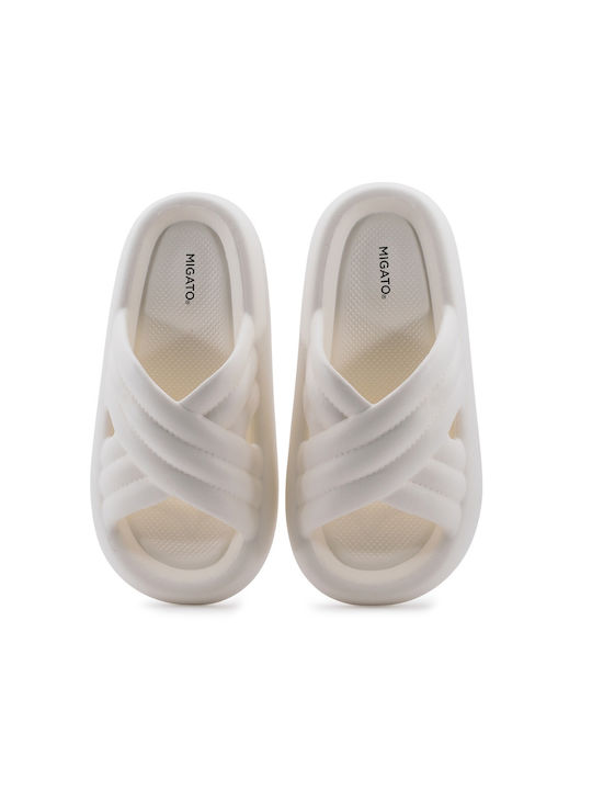 Migato Damen Flache Sandalen in Weiß Farbe