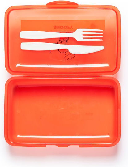 Excelsa Plastik Kinder Lebensmittelbehälter 0.5Es Rot 22 x 13cm