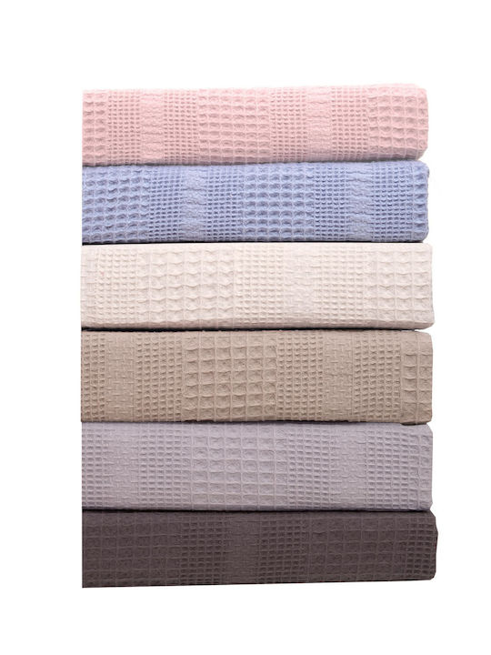 Viopros Baby Blanket Nursery Swaddling Blanket Waffle Gray Gray 80x110cm