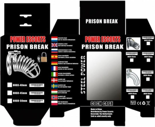 Power Escorts Penis Cage in Black Color