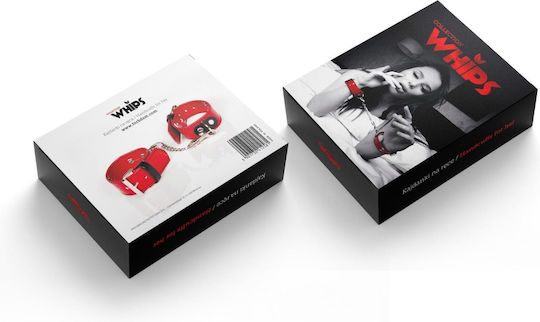 Whips Collections Χειροπέδες σε Κόκκινο Χρώμα