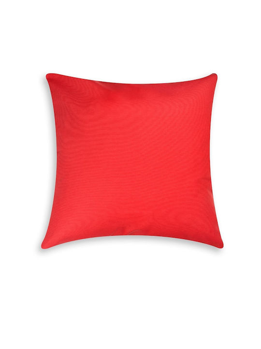 Excelsa Excelsa Zierkissen aus 100% Baumwolle Rot 45x45cm