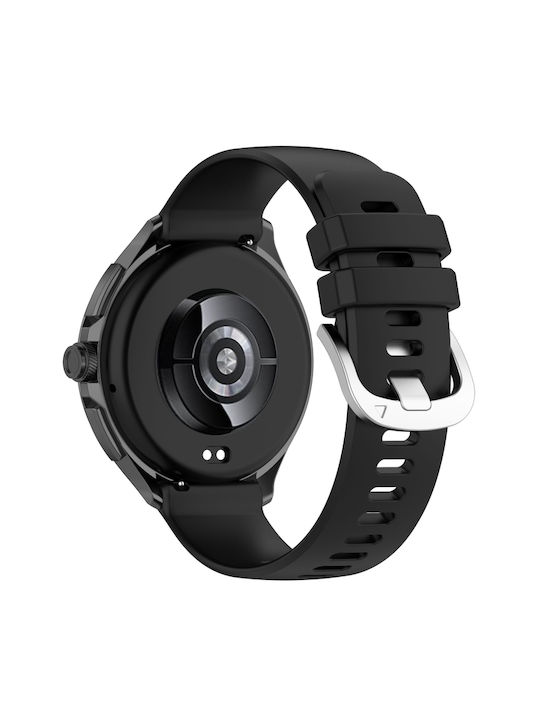 Xiaomi Watch S3 Γυαλιστερή Επιφάνεια Σιλικόνης Watch Band Μαύρο Xiaomi Watch S3 Γυαλιστερή Επιφάνεια Σιλικόνης Watch Band Μαύρο