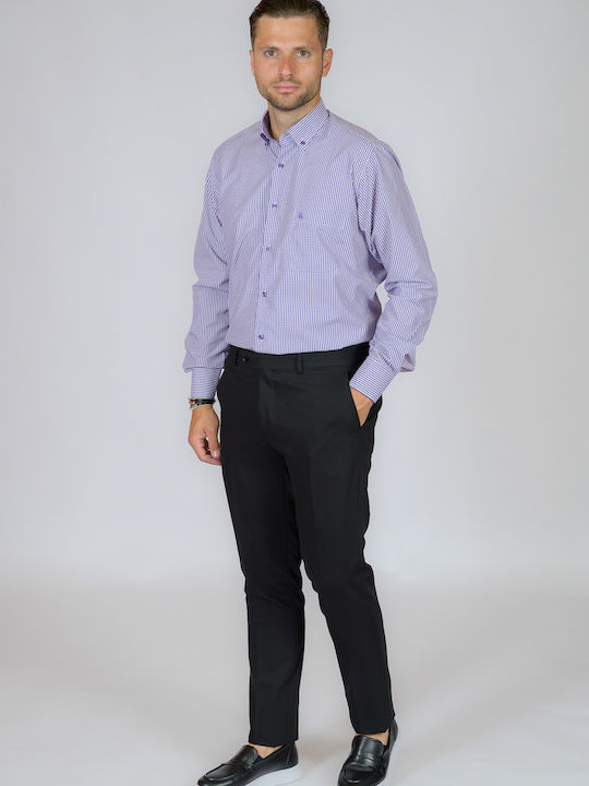 Langärmlig Hemd Geprüft Purple