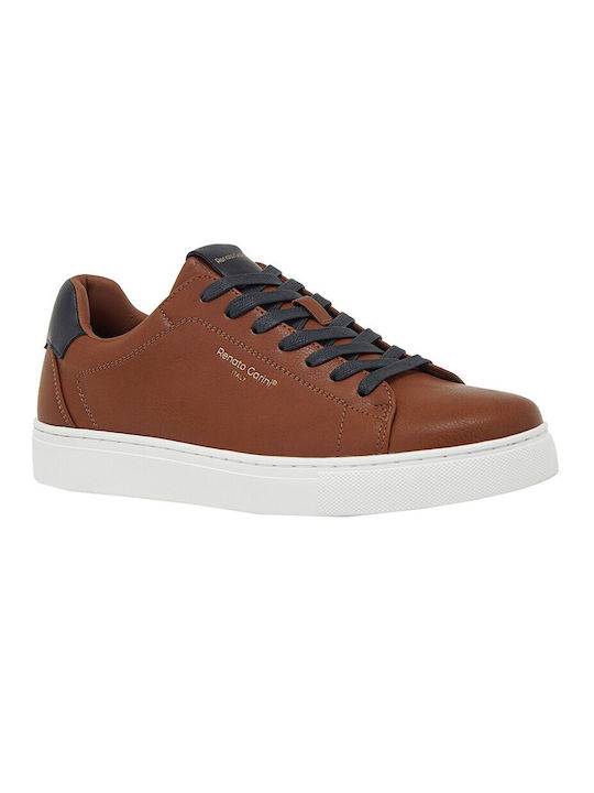 Renato Garini Herren Sneakers Tan / Navy / White