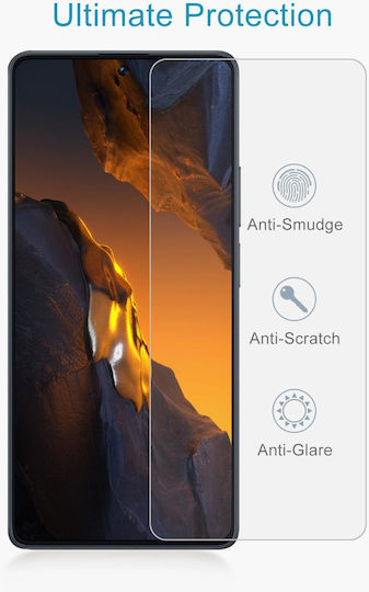 Compatible with Xiaomi Poco F5 0.26mm 9H 2.5D Tempered Glass Film