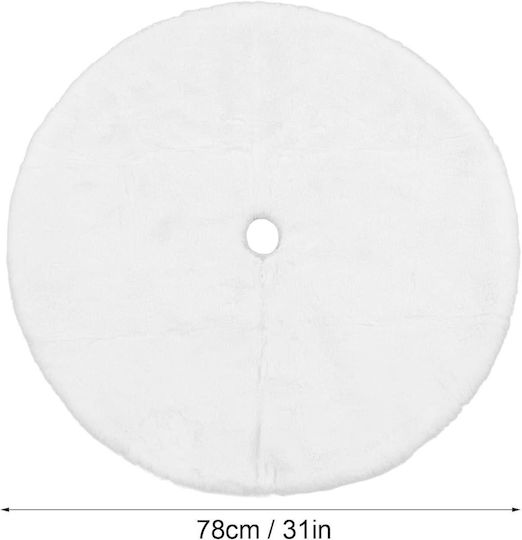 cu textură de blană Ø78cm.
