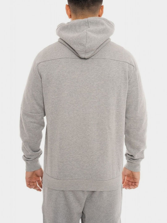 Emporio Armani Men's Sweatshirt Jacket with Hood grey