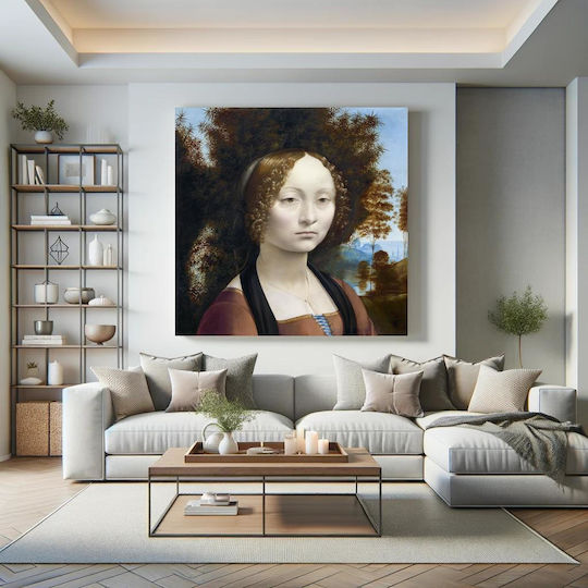Ginevra De' Картина Платнен 70x70см