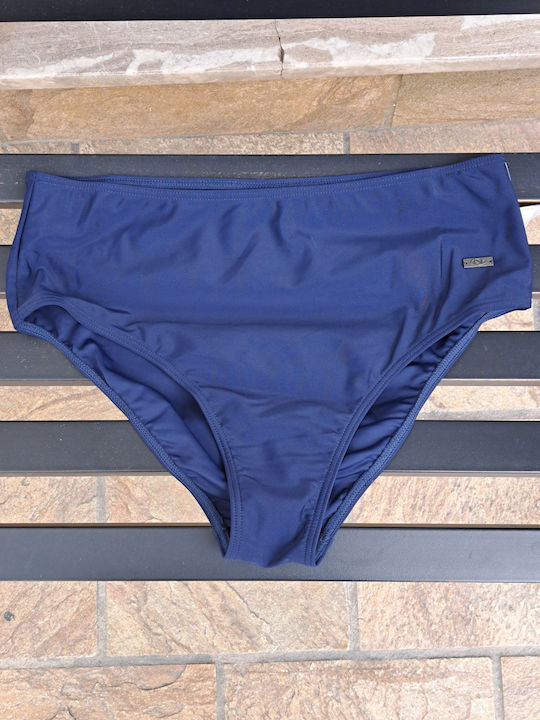 Bikini Slip Ψηλόμεσο Navy Μπλε