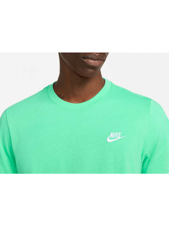 Nike Ανδρικό T-shirt Κοντομάνικο Πράσινο