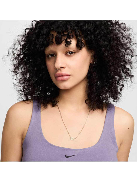 Sportswear Women's Athletic Crop Top Sleeveless Lilacc