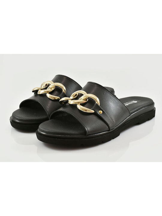 Blondie Women's Flat Sandals in Black Color