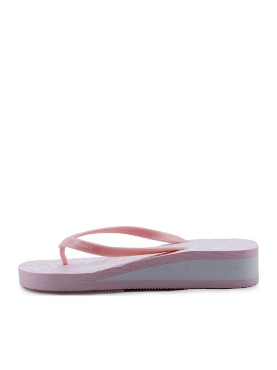 Women's Platform Flip Flops Pink