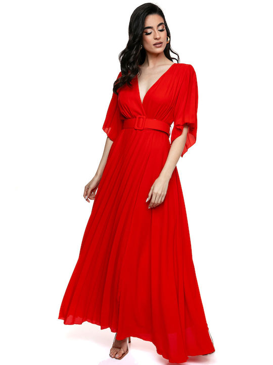 RichgirlBoudoir Rochii de vară pentru femei Maxi Rochie Vivid Red