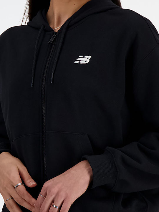 Essentials Women's Sweatshirt Jacket Hooded Black