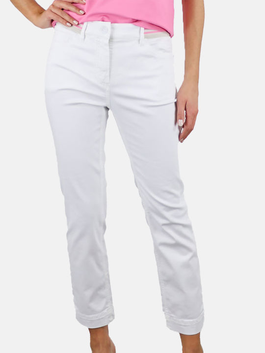 Gerry Weber Women's Jean Trousers in Slim Fit White