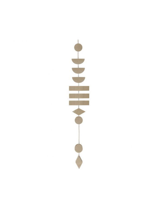 Synchronia Decorative Garland Handmade Garland Made of Wood