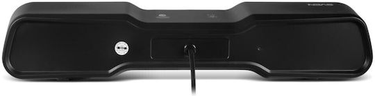 Sven 450 Ασύρματα Ηχεία Υπολογιστή 2.0 με RGB Φωτισμό και Bluetooth Ισχύος 10W Μαύρα