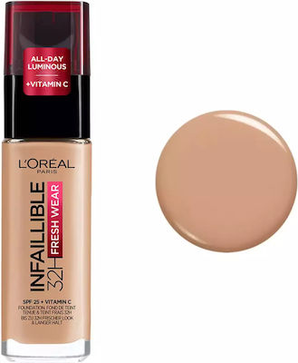 L'Oreal Paris Infaillible 32H Fresh Wear Flüssiges Make-up 220 Sand 30ml