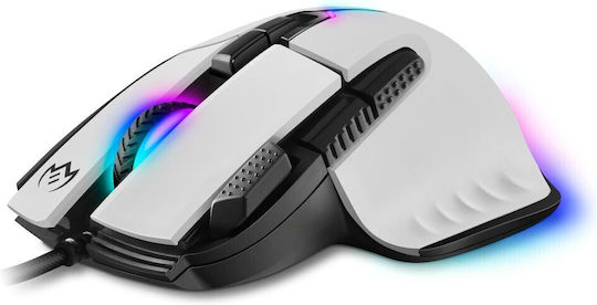 Sven RX-G990 RGB Gaming Ποντίκι 12400 DPI Λευκό