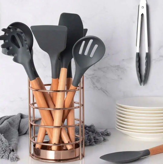 Set de Gătit din Silicon Gri