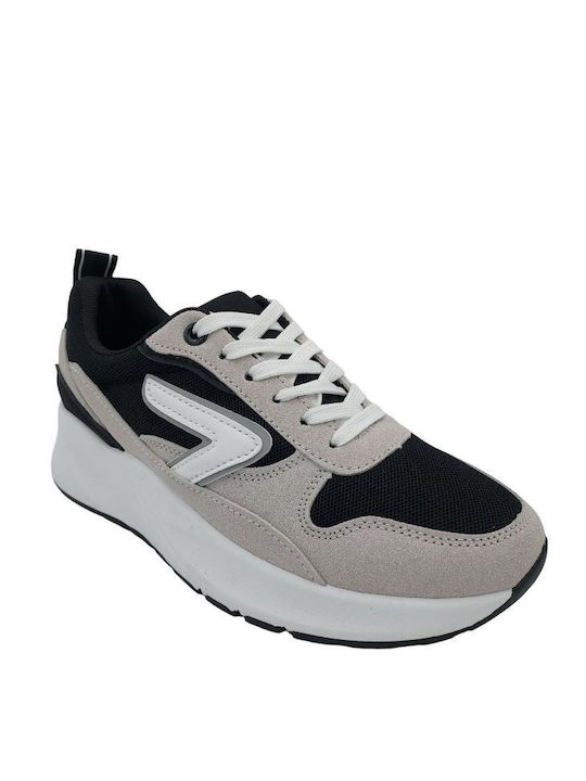 PrettyShoes Femei Anatomici Sneakers NEGRU