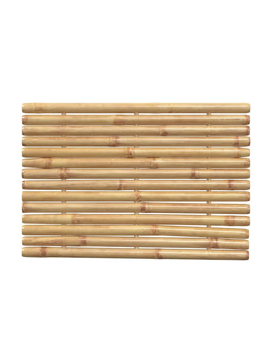 vidaXL Set Badematten Hölzernes Rechteckig 366457 Coffee 2Stück