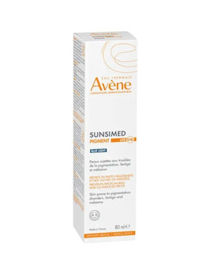 Avene Sunsimed Pigment Blue Light Sonnenschutz Creme Für das Gesicht SPF50+ 80ml