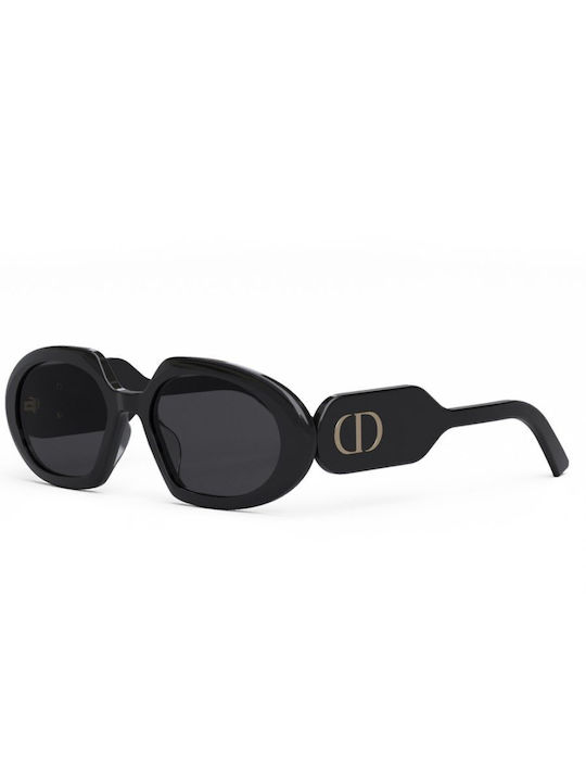 Dior Women's Sunglasses with Black Plastic Frame and Black Lens DIORBOBBYR2U 10A0