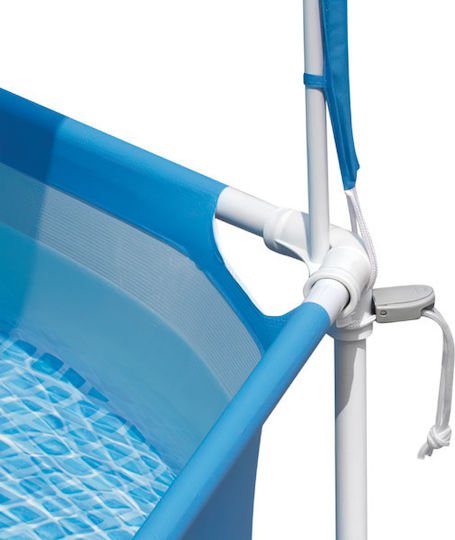 Intex Детски Кръгъл Басейн PVC 700л с Метална Рамка 183x38см Син