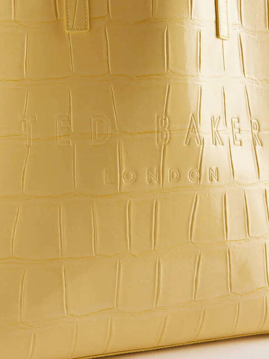 Reptcon Women's Bag Tote Light Yellow 253518-croccon