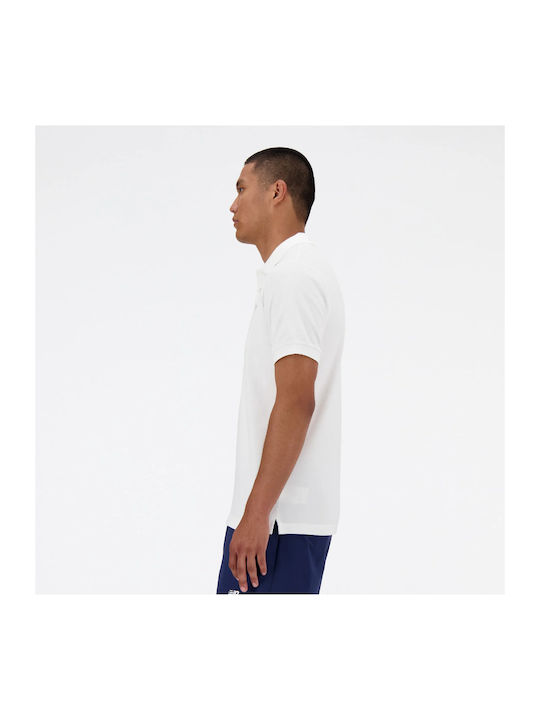 New Balance Men's Short Sleeve Blouse Polo White