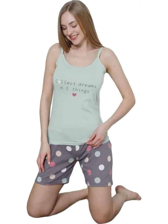 Mirano Homewear Summer Women's Pyjama Set Bay Leaf Mint