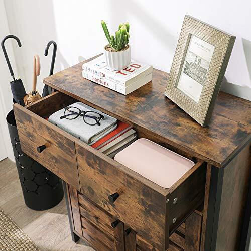 Songmics Cabinet de baie L70xA30xÎ80cm Maro