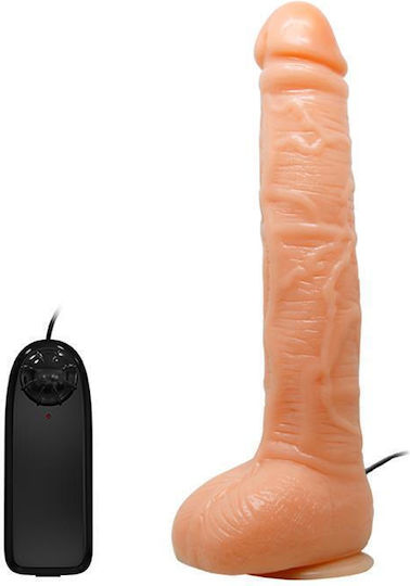 Boss Of Toys Realistic Vibrator With Remote Control 21cm Flesh