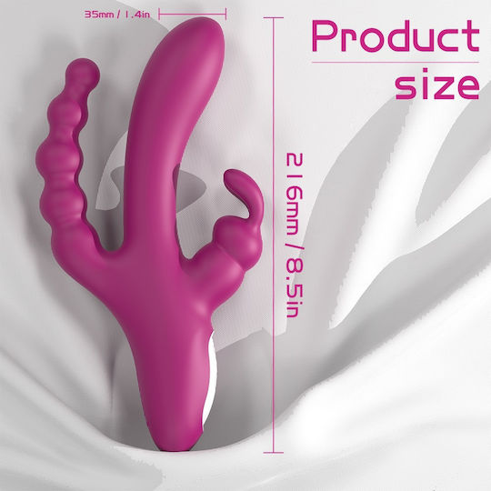 Passion Labs Clitoral Vibrator 21.6cm Fuchsia
