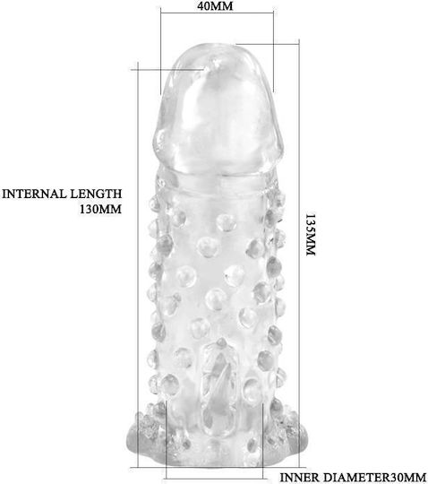 Boss Of Toys Klassisch Vibrator 18cm Transparent