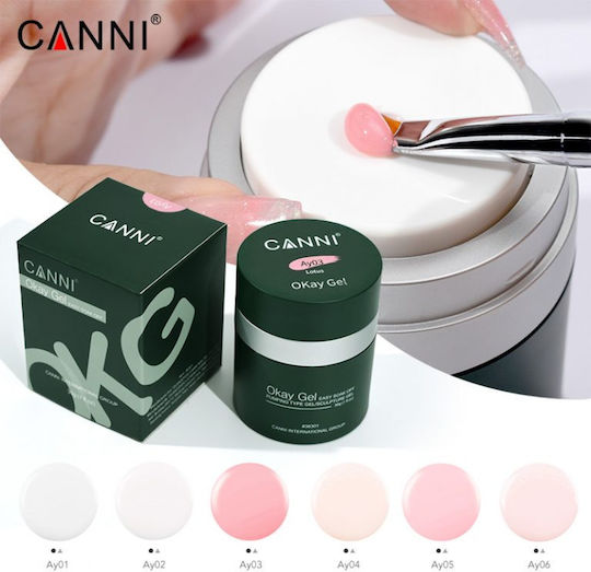 Canni Okay Bauherren-Gel Falsche Nagelgel Clear N1 30gr