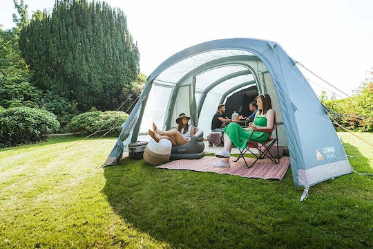Vango Camping Tent Tunnel Inflatable Green 3 Seasons For 6 People 705x380x210cm