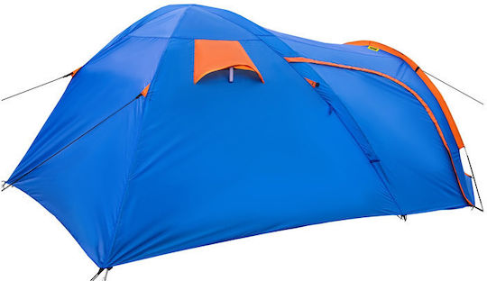 Vevor Camping Tent Tunnel Blue 3 Seasons for 3 People 405x215x170cm
