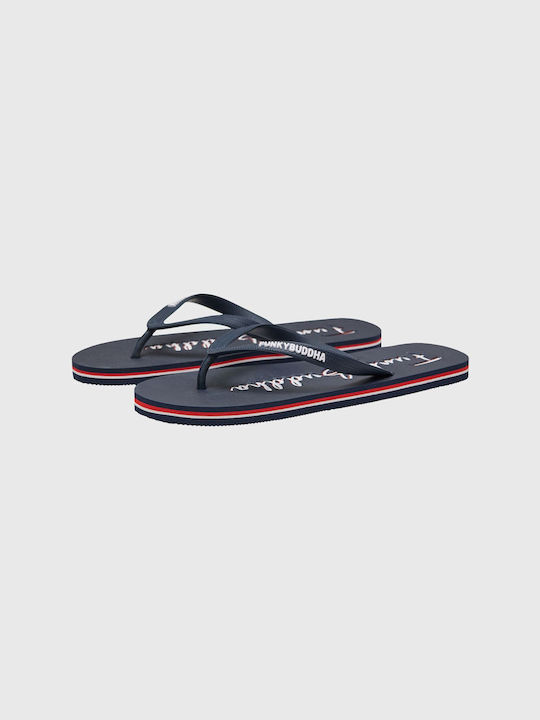 Funky Buddha Herren-Flip-Flops Blau