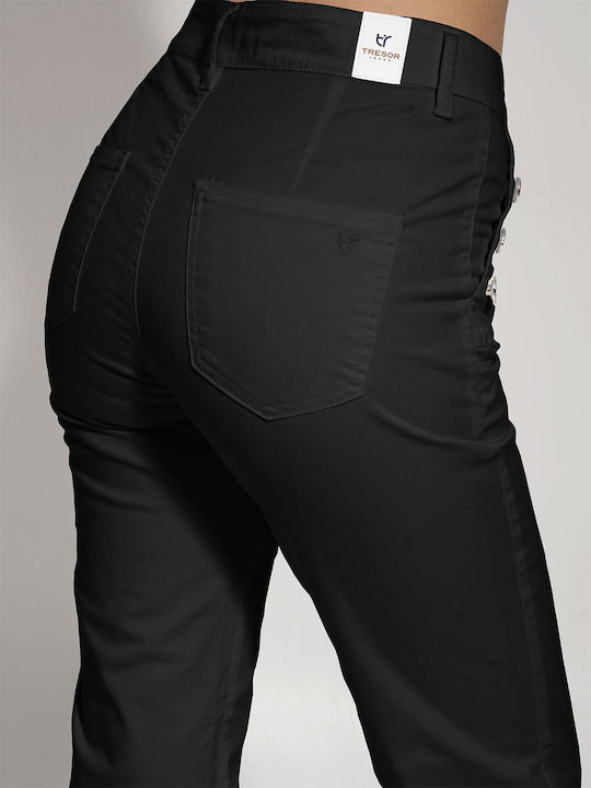 Dama Tesatura Pantaloni Negru
