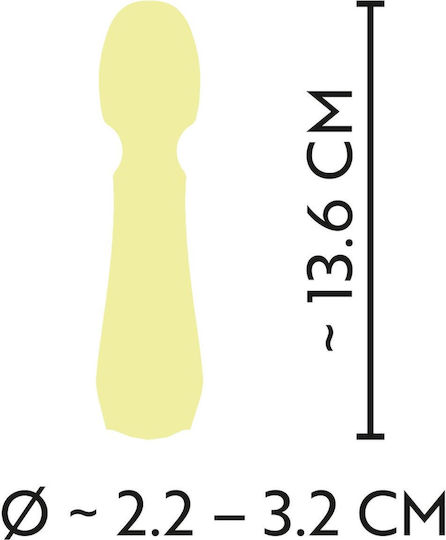 Boss Of Toys Mini Δονητής 13.6cm Κίτρινος