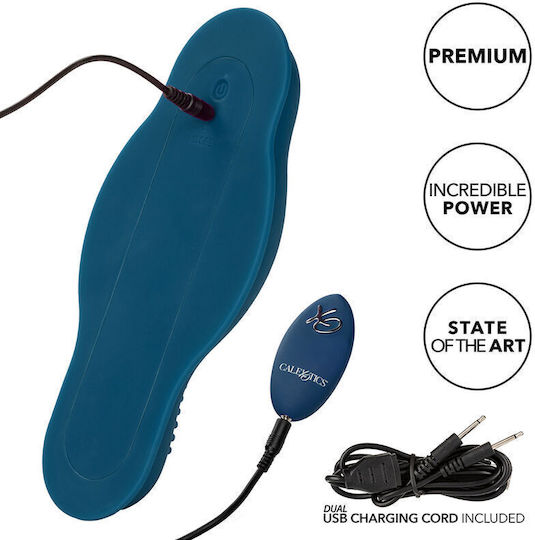 Calexotics Anal Plug mit Vibration Kabellos Mittel Blau 24.25cm