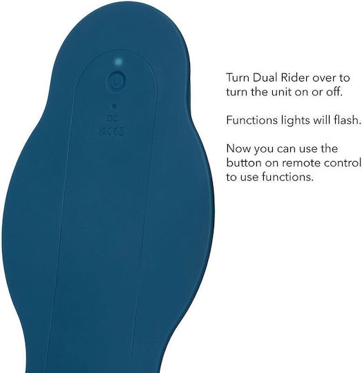 Calexotics Anal Plug mit Vibration Kabellos Mittel Blau 24.25cm